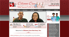 Desktop Screenshot of citizenshealthcareservices.com